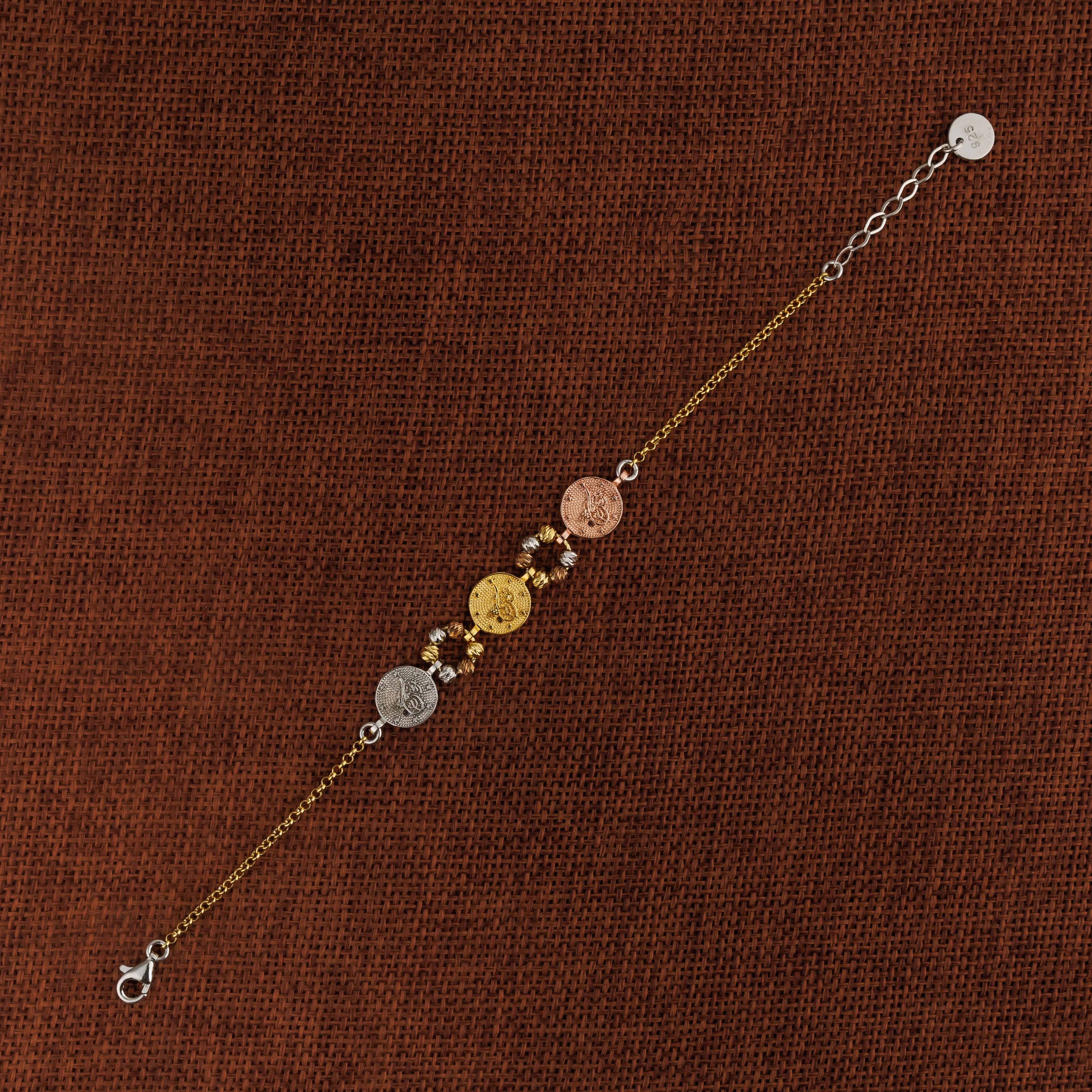 سوار متعدد الألوان (D5) - Silver 925