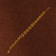 سوار مصبوب (D75) - فضة 925 ومطلي بالذهب