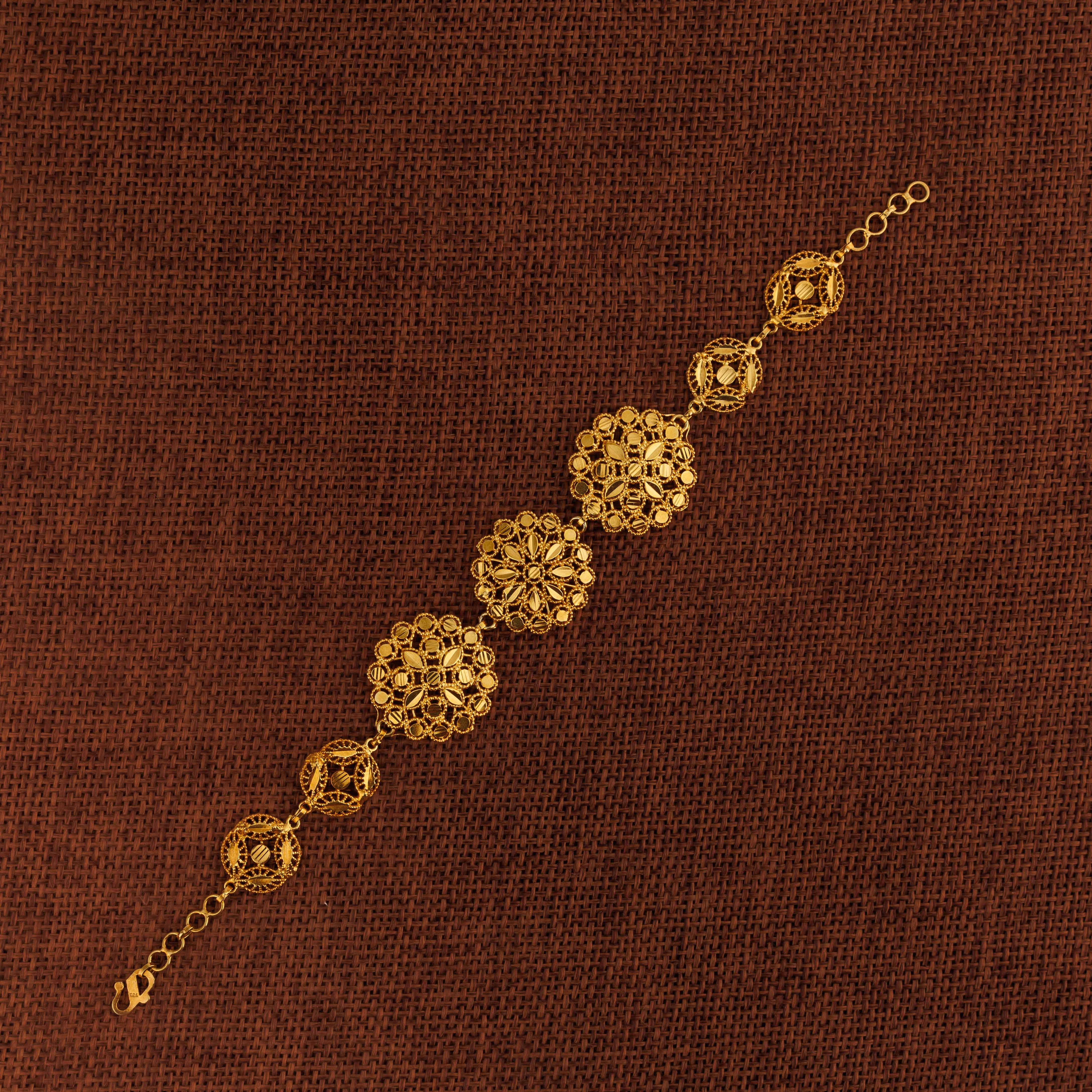 سوار RP 3 قطعة مع ورقة (D4) - Silver 925 و Gold Plated