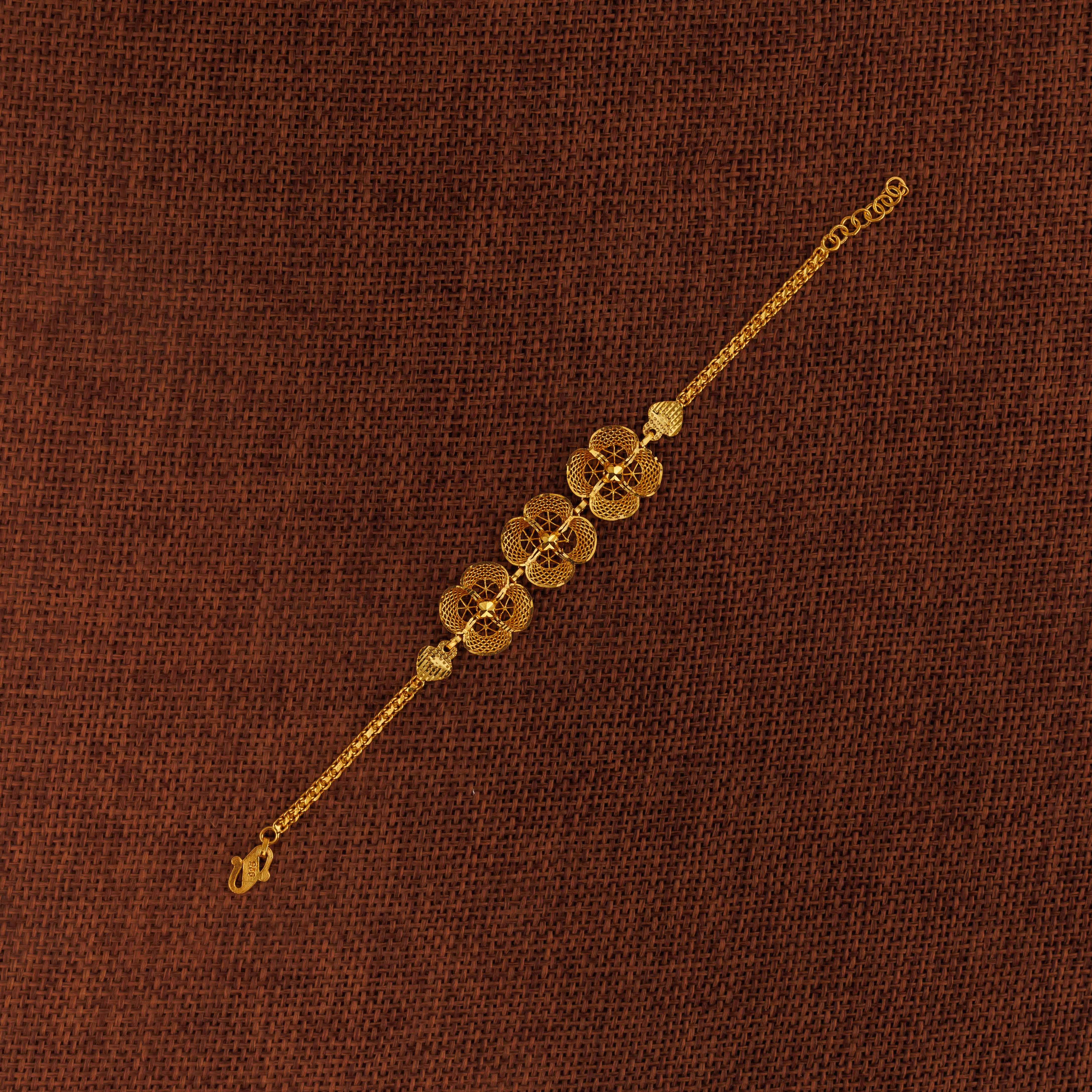 RP سوار / سلسلة 3 قطع (D6) - فضة 925 ومطلية بالذهب