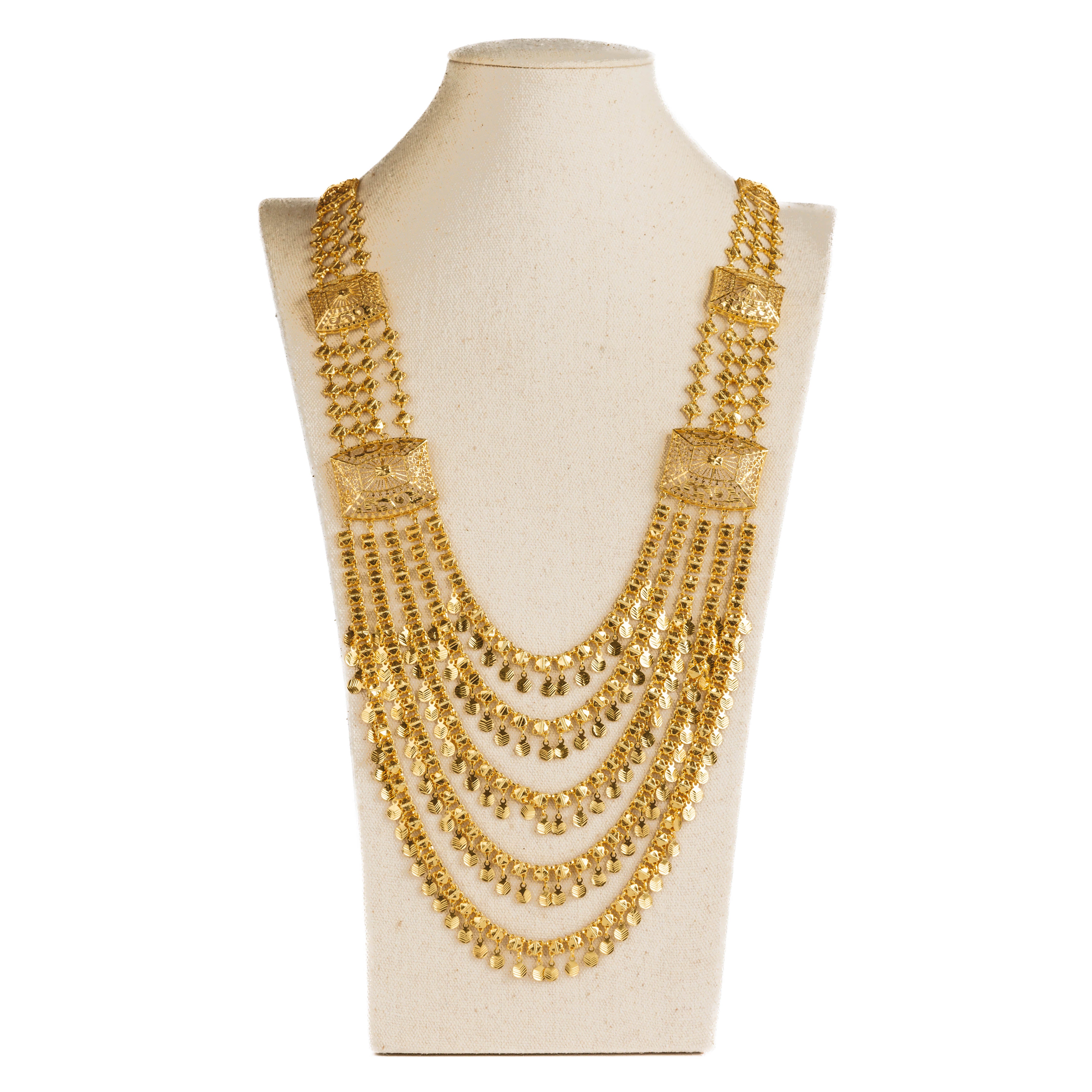 Multi Layered Moria (D6) - Silver 925 and Gold Plated - 925 Silver & 24K Gold Plated