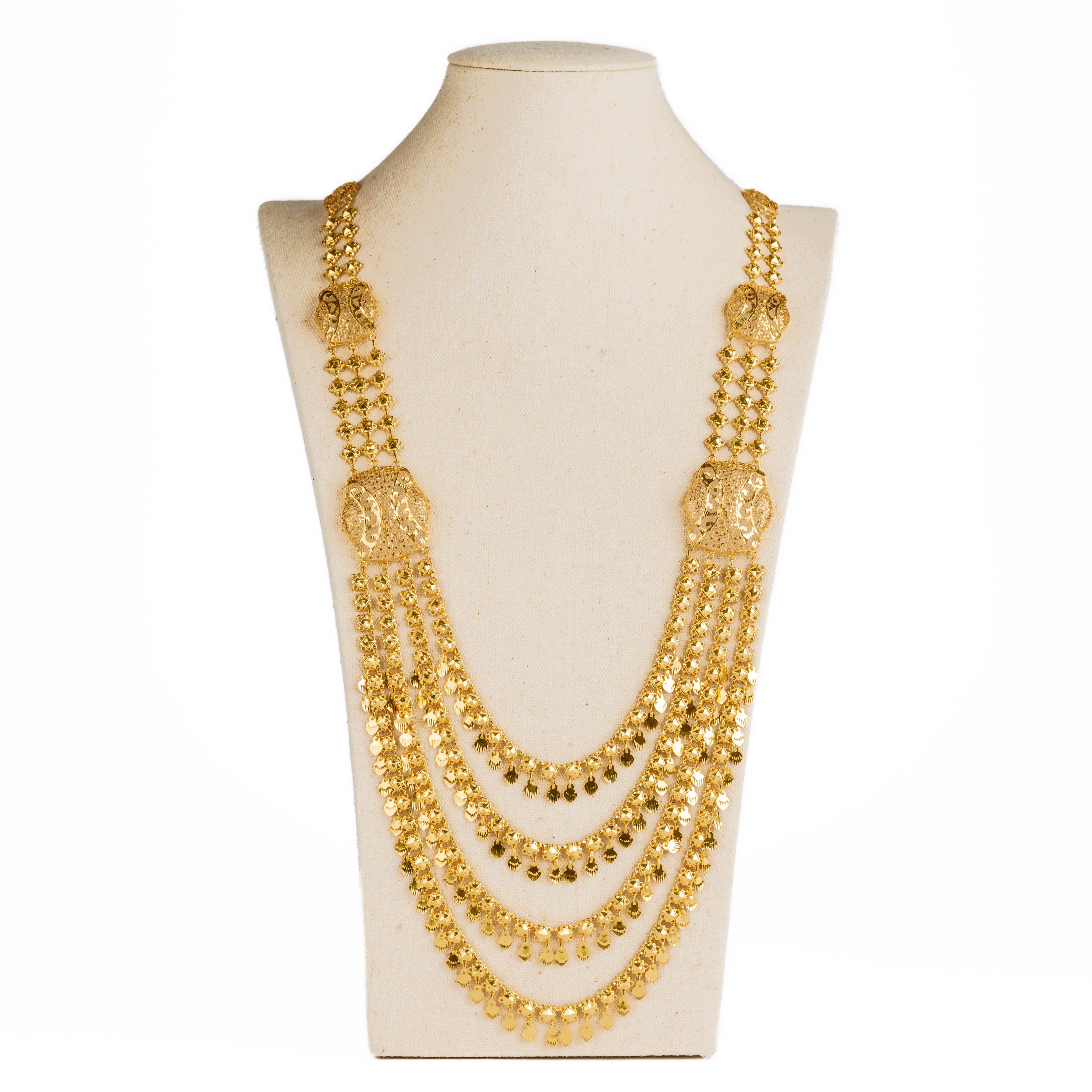 Multi Layered Moria (D2) - Silver 925 and Gold Plated - 925 Silver & 24K Gold Plated