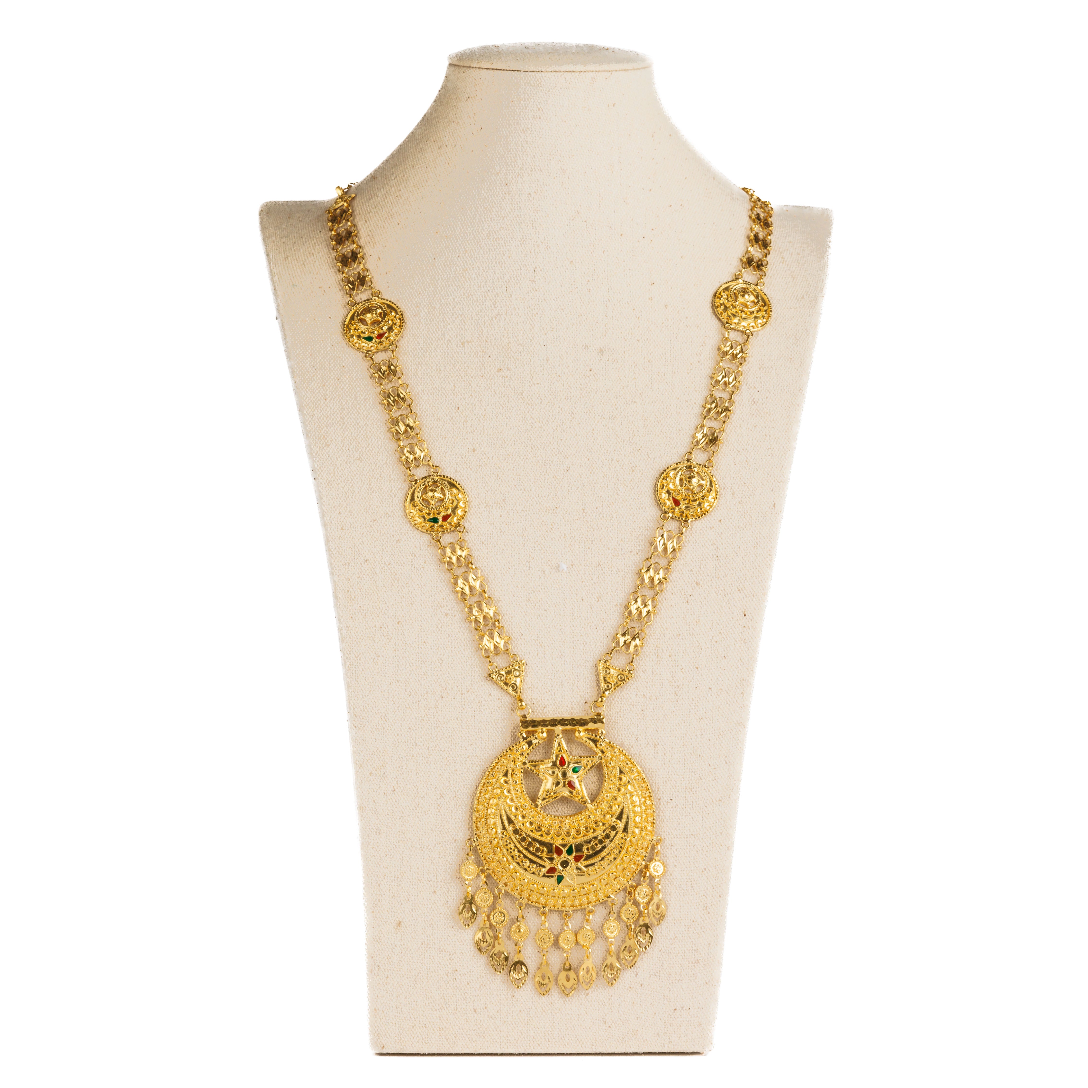 Moon Shaped Moria (D21) - 925 Silver & 24K Gold Plated
