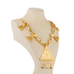 Traditional Necklace (D36)- Silver 925 & Gold Plated