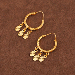 Hoop Earrings 14 - 925 Silver & 24K Gold Plated