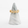 Zircon Band/Dabla (D11) - Silver 925 & Gold Plated