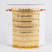 Martasha (7 Line) - 925 Silver & 24K Gold Plated