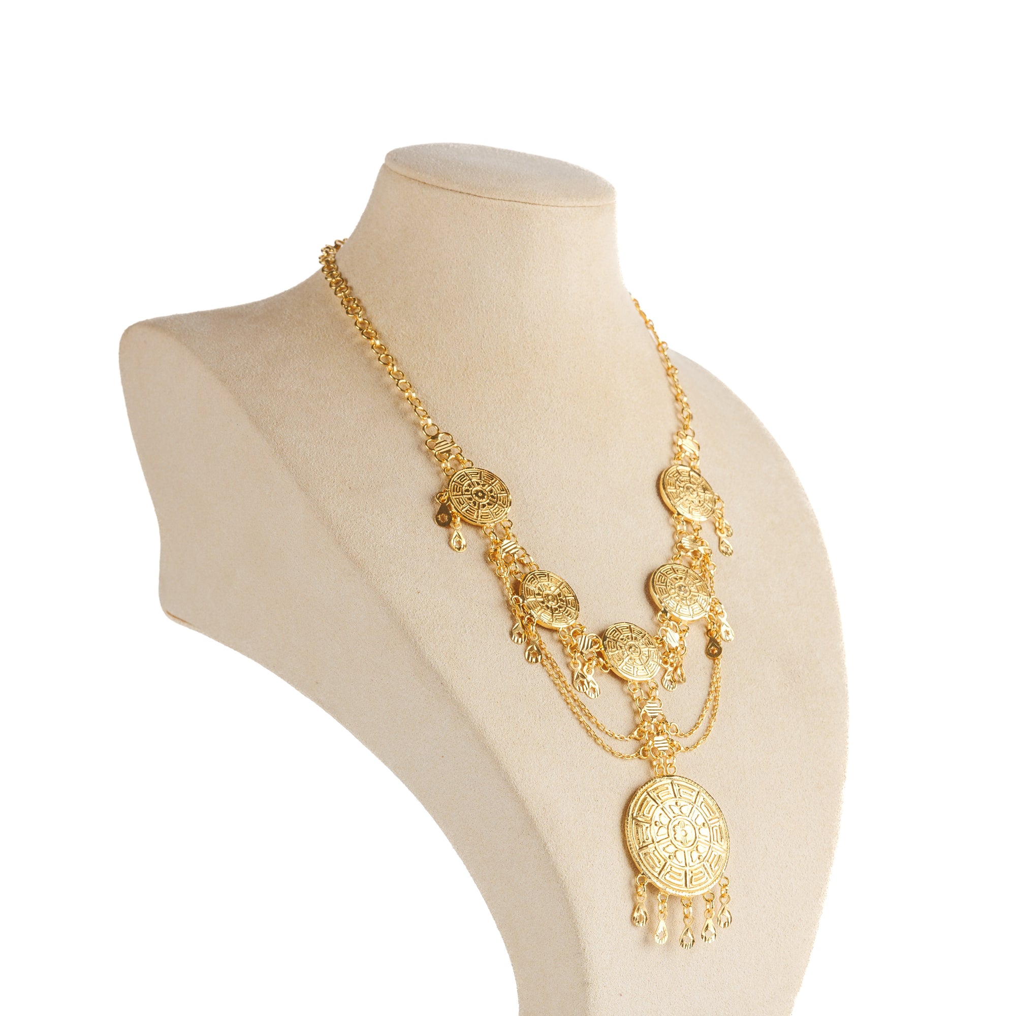 Turkish Necklace (D5)- Silver 925 & Gold Plated