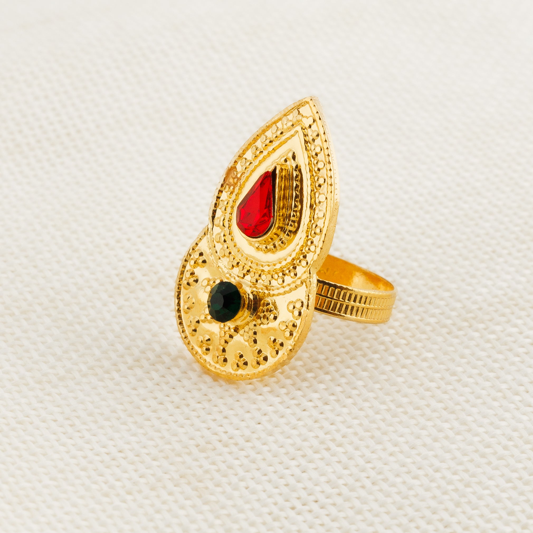 Shawahid Ring (D10) - Silver 925 & Gold Plated