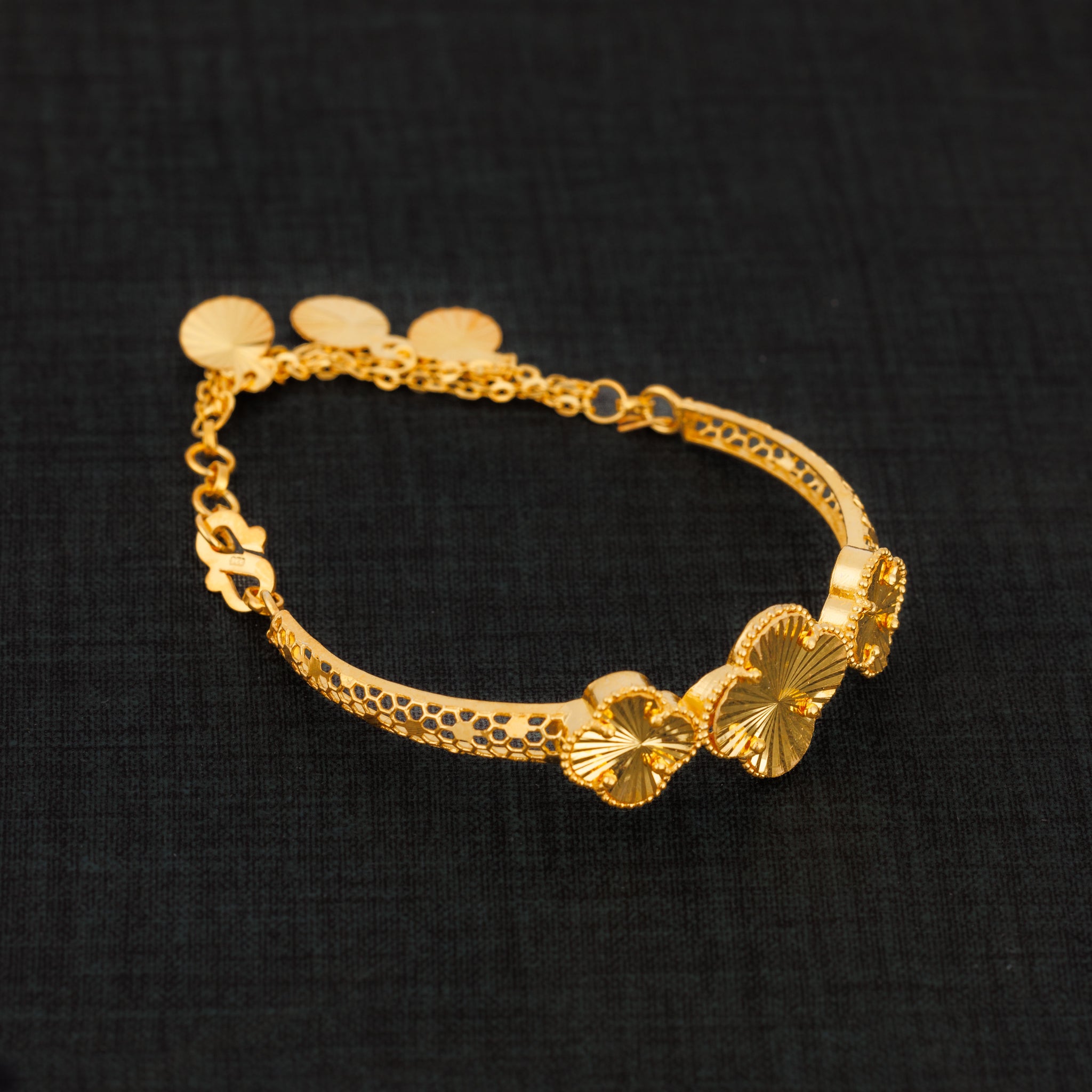 RP Half Bracelet (D12) - Silver 925 & Gold Plated