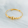 Beads Flex Kids Bangle (D8) - Silver 925 & Gold Plated