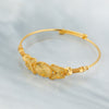 Flexible Child's Bangle (D41) - Silver 925 & Gold Plated