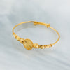 Flexible Child's Bangle (D44) - Silver 925 & Gold Plated