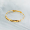 Beads Flex Kids Bangle (D31) - Silver 925 & Gold Plated