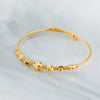 Beads Flex Kids Bangle (D30) - Silver 925 & Gold Plated