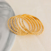 Kid's Bangles (D21-N) - Silver 925 & Gold Plated