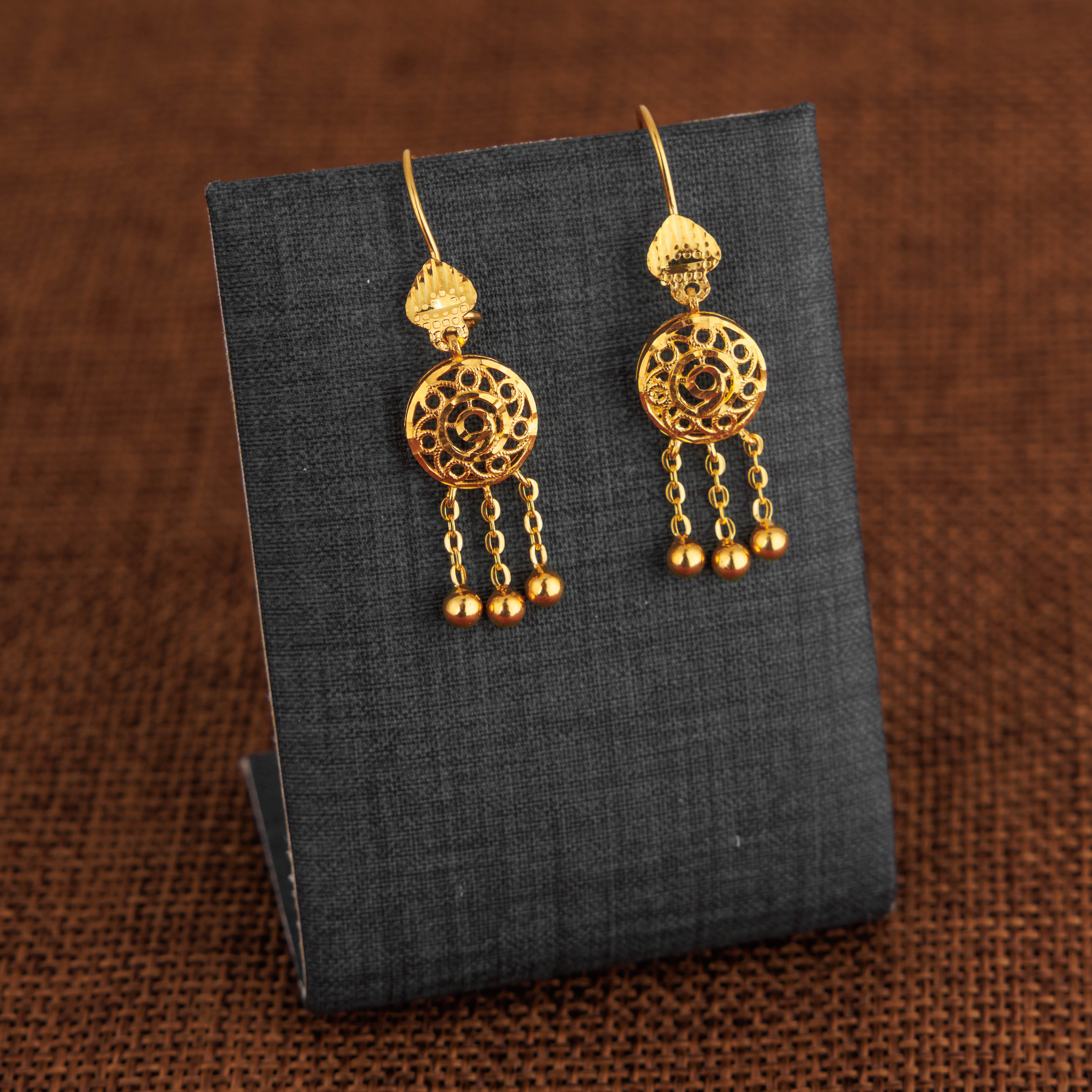 Kid's Casting Earrings (D26) - Silver 925 & Gold Plated
