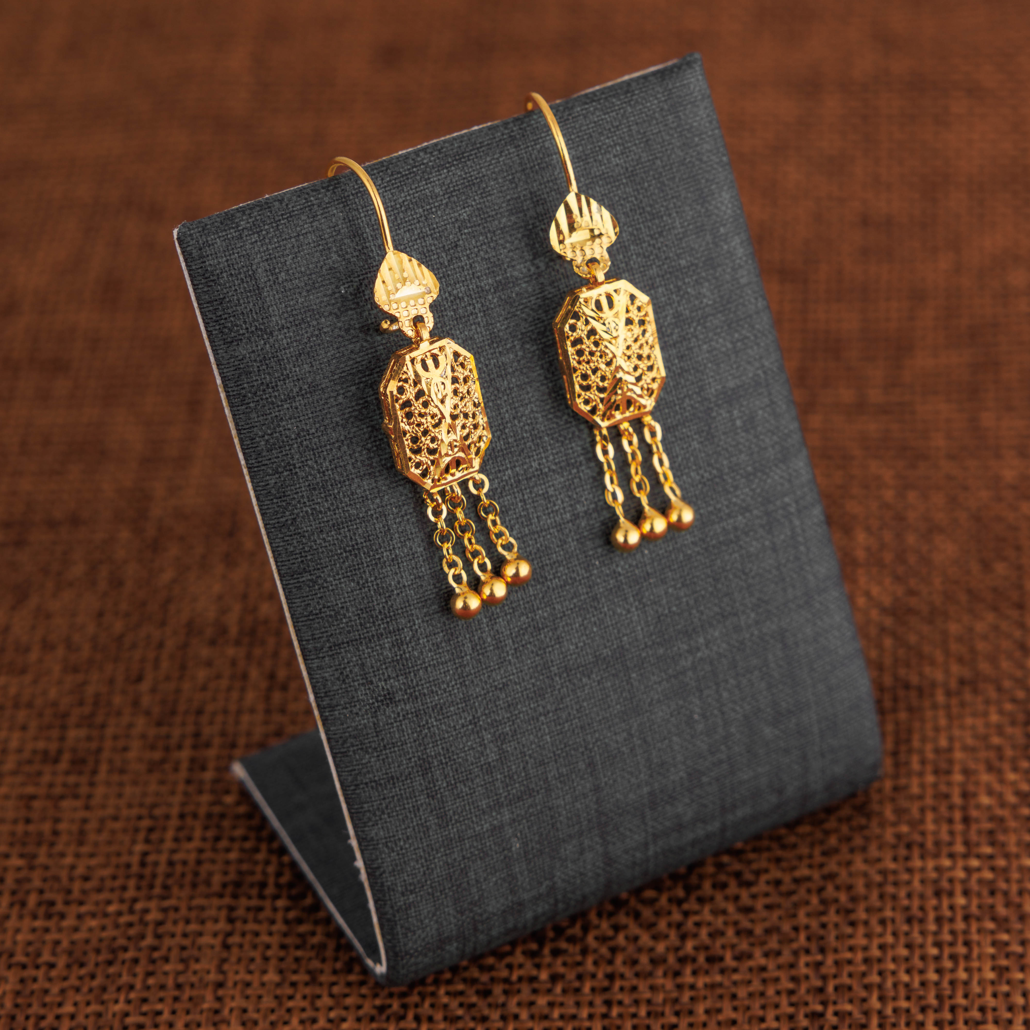 Kid's Casting Earrings (D24) - Silver 925 & Gold Plated