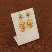 Casting Earrings (D39) - Silver 925 & Gold Plated