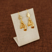 Casting Earrings (D33) - 925 Silver & 24K Gold Plated