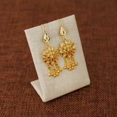 Gold Plated Sterling Silver 925 earrings D5, image 1 of 3