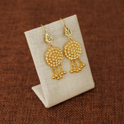 Gold Plated Sterling Silver 925 earrings D3, image 1 of 3