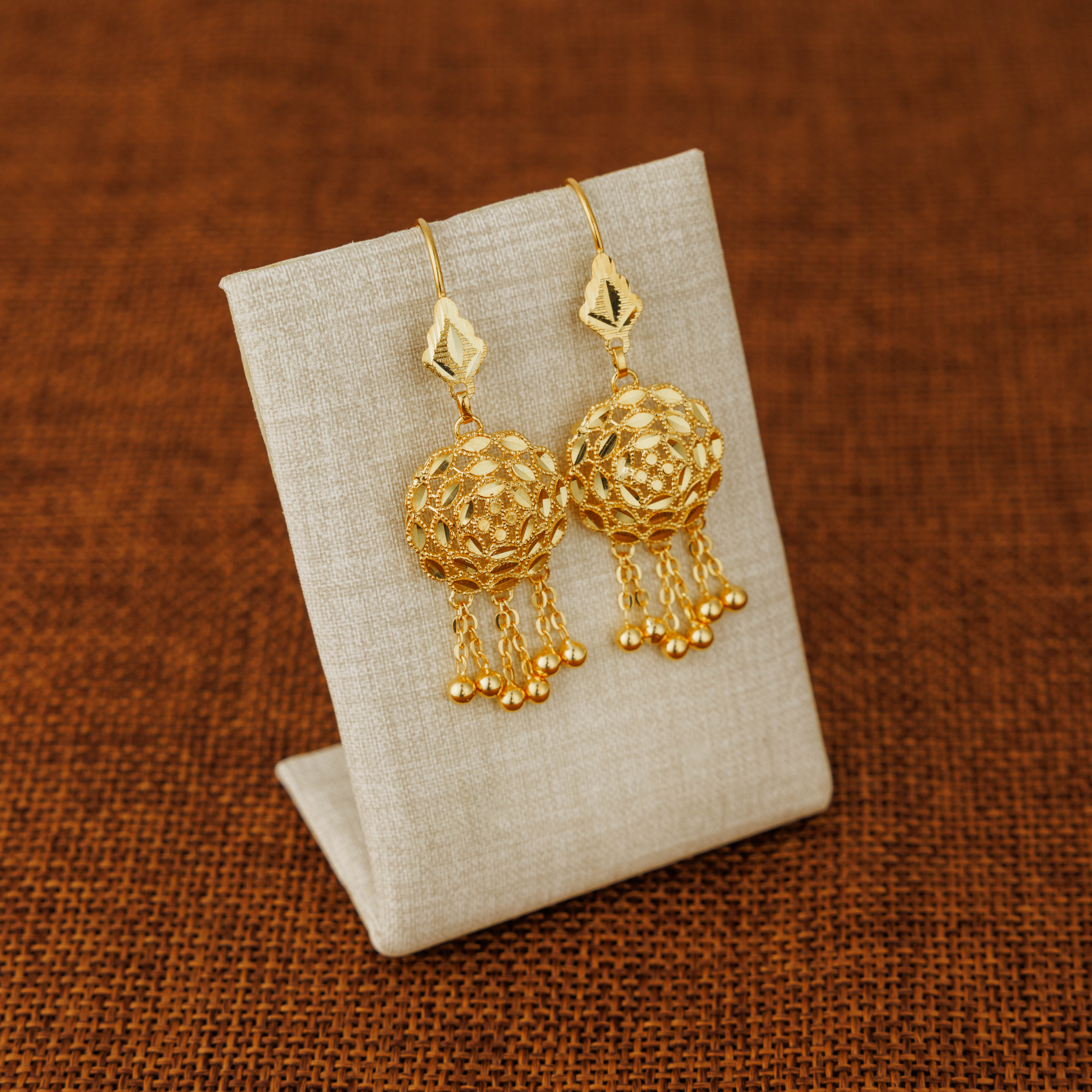 أقراط RP (D2) - Silver 925 و Gold Plated