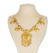 Traditional Necklace (D54)- Silver 925 & Gold Plated