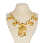 Traditional Necklace (D46)- Silver 925 & Gold Plated