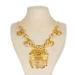 Traditional Necklace (D49)- Silver 925 & Gold Plated