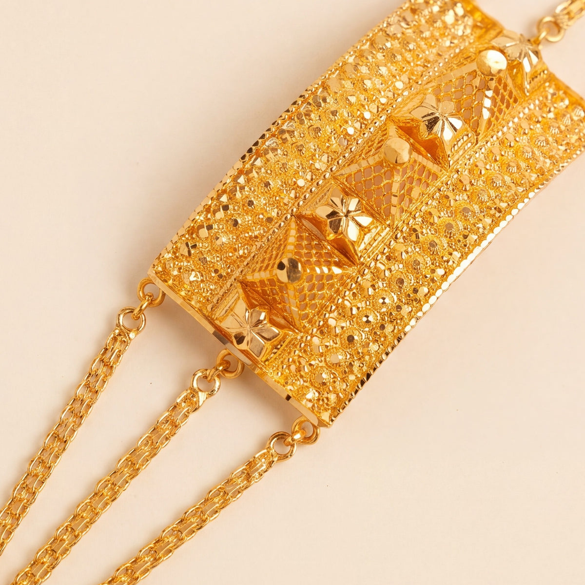 (3 Piece) Big Mushawak Bracelet design detail