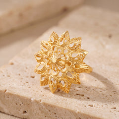 3D RP Rings (D128) on travertine