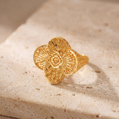 3D RP Rings (D136) on travertine