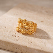 3D RP Rings (D145) on travertine