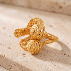 3D RP Rings (D160) on travertine