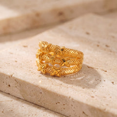 3D RP Rings (D181) on travertine