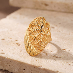 3D RP Rings (D196) on travertine
