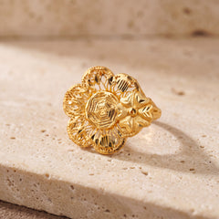 3D RP Rings (D205) on travertine