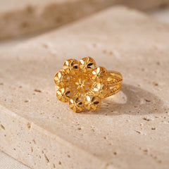 3D RP Rings (D228) on travertine