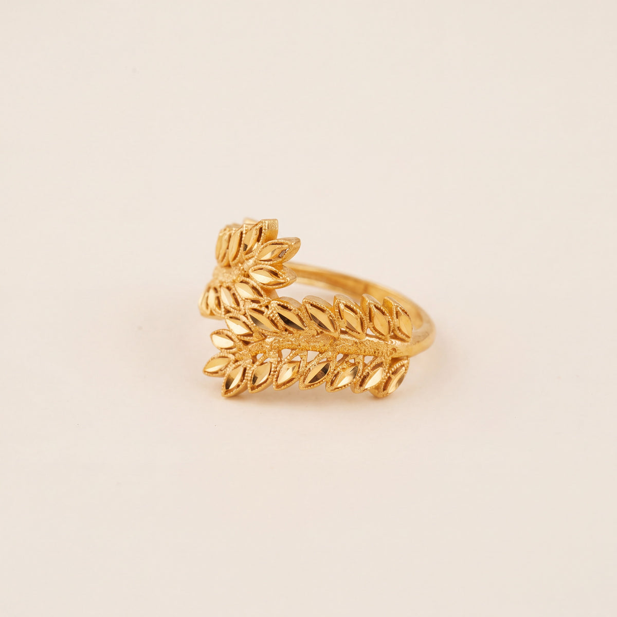 3D RP Rings (D237), 925 silver 24K gold plated
