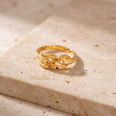 3D RP Rings (D244) on travertine