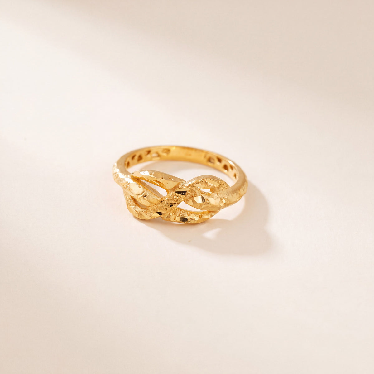 3D RP Rings (D244), 925 silver 24K gold plated