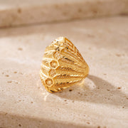 3D RP Rings (D256) on travertine