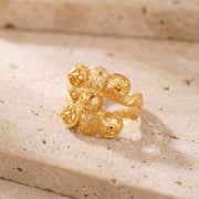 3D RP Rings (D260) on travertine