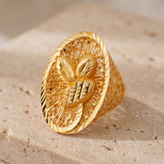 3D RP Rings (D313) on travertine