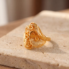 3D RP Rings (D364) on travertine
