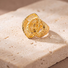 3D RP Rings (D396) on travertine