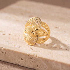 3D RP Rings (D409) on travertine