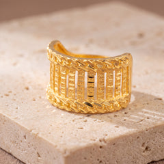 3D RP Rings (D443) on travertine