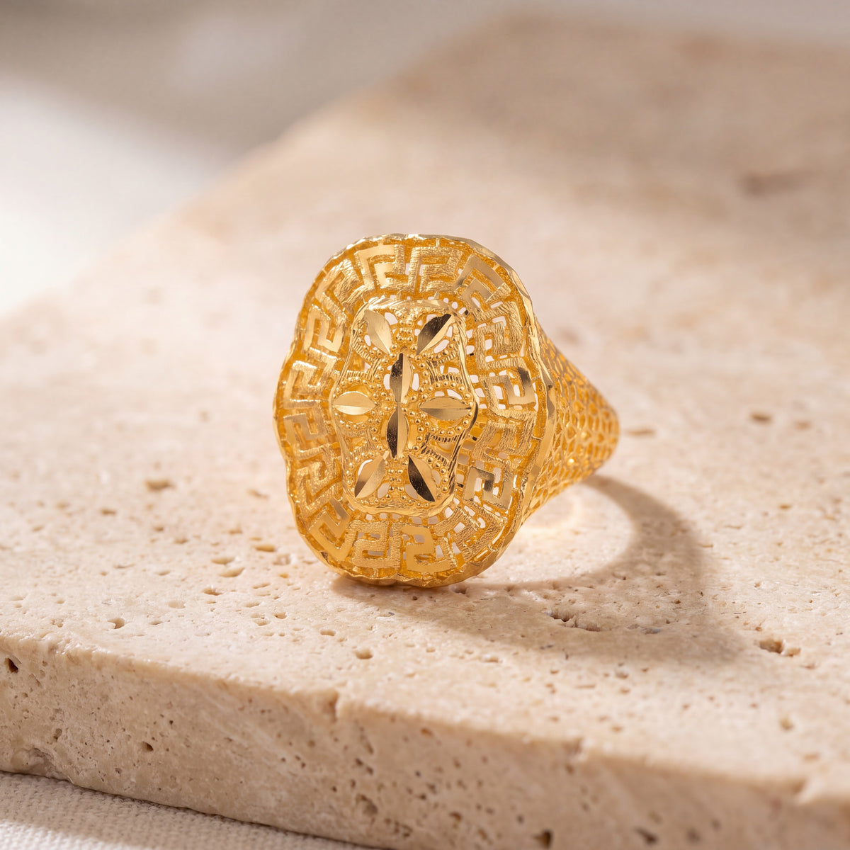 3D RP Rings (D459) on travertine
